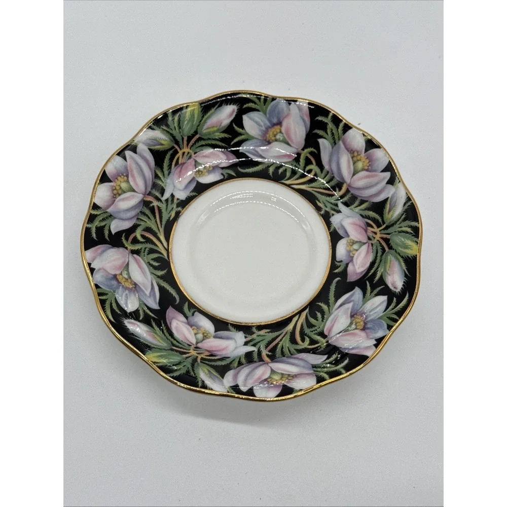 Vintage Royal Abert Provincial Flower Prairie Crocus Fine Bone‎ Teacup & Saucer